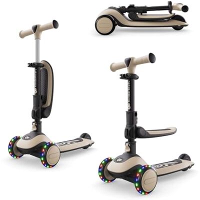 Kinderkraft Halley 2, Correpasillos Desde 12 Meses y Patinete Desde 24 Meses, 2 en 1, para Niños, Ajustable, Triciclo, Bici sin Pedales, 3 Ruedas, LED, Multifuncional, hasta 50 kg, Blanco Kinderkraft Halley 2, Correpasillos Desde 12 Meses y Patinete Desde 24 Meses, 2 en 1, para Niños, Ajustable, Triciclo, Bici sin Pedales, 3 Ruedas, LED, Multifuncional, hasta 50 kg, Blanco