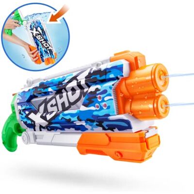 XSHOT Fast-Fill Skins Pump-Action Water Camo Pistola de Agua X-Shot Water de Zuru (Water Camo) XSHOT Fast-Fill Skins Pump-Action Water Camo Pistola de Agua X-Shot Water de Zuru (Water Camo)