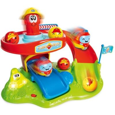 Chicco Rolling Spinner, Centro de Actividades Electrónico, Parque de Bomberos con Mini Vehículos y Bolas, Tobogán Electrónico, Luces y Sonidos, Juguetes Niños 1 Año 4 Años Chicco Rolling Spinner, Centro de Actividades Electrónico, Parque de Bomberos con Mini Vehículos y Bolas, Tobogán Electrónico, Luces y Sonidos, Juguetes Niños 1 Año 4 Años