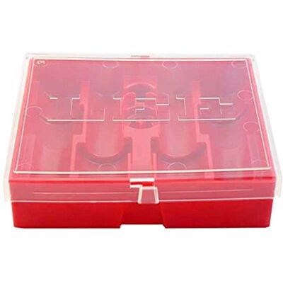 Lee Precision Caja para 4 Dies, Rojo, Única Lee Precision Caja para 4 Dies, Rojo, Única