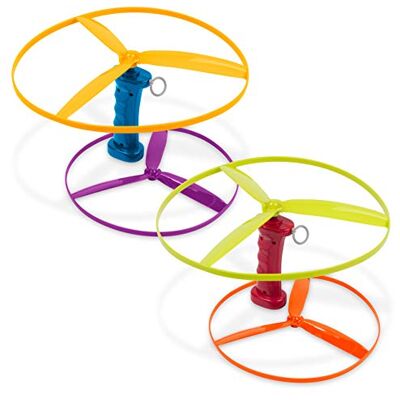 Battat - Skyrocopter - 2 Lanzadores - Flying Disc Toy Battat - Skyrocopter - 2 Lanzadores - Flying Disc Toy