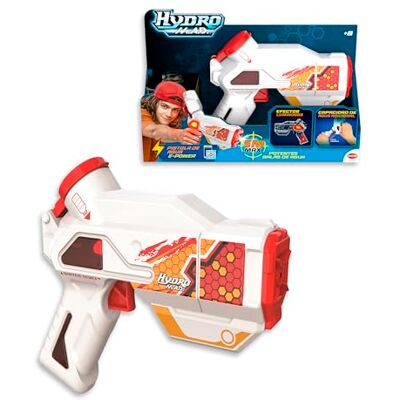 Bizak Hydro Mad Mini Blaster de Agua eléctrica, Blanca y Roja compacta con luz LED, Alcance hasta 5 m y batería Recargable, Juguete acuático Potente, para niños Desde 8 años () Bizak Hydro Mad Mini Blaster de Agua eléctrica, Blanca y Roja compacta con luz LED, Alcance hasta 5 m y batería Recargable, Juguete acuático Potente, para niños Desde 8 años ()