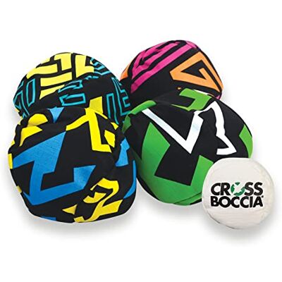 Schildkröt Crossboccia Family Cubes Urban Bocce Juego de Petanca Urbana para Interiores y Exteriores Set Familiar con 12 Bolas y 1 Blanco Incluye Bolsa de Transporte Schildkröt Crossboccia Family Cubes Urban Bocce Juego de Petanca Urbana para Interiores y Exteriores Set Familiar con 12 Bolas y 1 Blanco Incluye Bolsa de Transporte