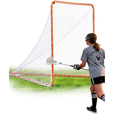 VEVOR Portería de Lacrosse Portátil Jaula de Lacrosse de 2,1x1,8x1,8 m con Red y Bolsa de Transporte Equipo de Entrenamiento de Fácil Configuración en Patio Trasero Jardín Parque al Aire Libre VEVOR Portería de Lacrosse Portátil Jaula de Lacrosse de 2,1x1,8x1,8 m con Red y Bolsa de Transporte Equipo de Entrenamiento de Fácil Configuración en Patio Trasero Jardín Parque al Aire Libre