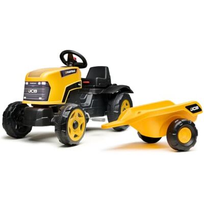 Falk Tractor de Pedales para niños con Remolque, a Partir de 2 años Falk Tractor de Pedales para niños con Remolque, a Partir de 2 años