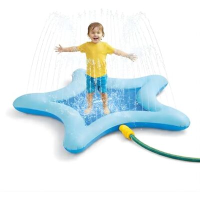 alldoro Esterilla de Juego de Agua con aspersor, 100 cm alldoro Esterilla de Juego de Agua con aspersor, 100 cm