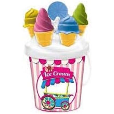 Mondo Toys BUCKET SET ICE CREAM BOY Juego de cubo de arena ø17 cm con Conos de helado Juego de playa para niños a partir de 3 años 8638 Mondo Toys BUCKET SET ICE CREAM BOY Juego de cubo de arena ø17 cm con Conos de helado Juego de playa para niños a partir de 3 años 8638