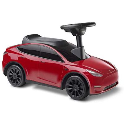 Radio Flyer Mi Primer Tesla Modelo Y, Juguete Rojo para niños pequeños para pasear para 1,5 a 4 años Radio Flyer Mi Primer Tesla Modelo Y, Juguete Rojo para niños pequeños para pasear para 1,5 a 4 años