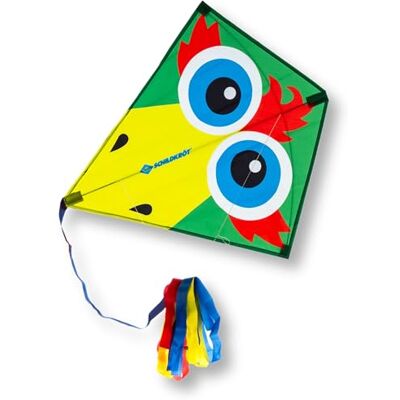 Schildkröt Classic Kite 70, Forma Clásica en con Varillas de Fibra de Vidrio, 250 cm de Largo, Cola de 3 Partes, Incluye Línea de Poliéster de 5 KP con Mango, Diseño: Crazy Bird, Schildkröt Classic Kite 70, Forma Clásica en con Varillas de Fibra de Vidrio, 250 cm de Largo, Cola de 3 Partes, Incluye Línea de Poliéster de 5 KP con Mango, Diseño: Crazy Bird,