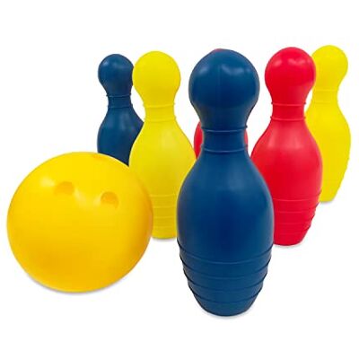 Mondo Toys Bowling Set Gigante de 6 Bolos + Pelota Mondo Toys Bowling Set Gigante de 6 Bolos + Pelota