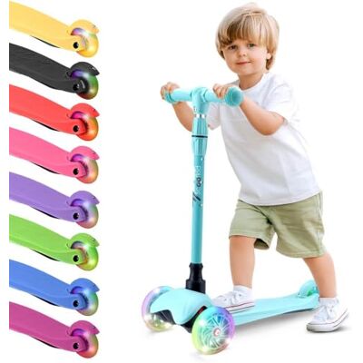Hurtle Patinete, Scooter para niños, 3 Ruedas, Liviano, Luces LED, Antideslizante Hurtle Patinete, Scooter para niños, 3 Ruedas, Liviano, Luces LED, Antideslizante