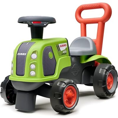 Falk Portatractor Claas Verde Ruedas silenciosas Volante direccional con bocina Barra ergonómica de Ayuda para Caminar 90% de plástico Reciclado Fabricado en Francia a Partir de 12 Falk Portatractor Claas Verde Ruedas silenciosas Volante direccional con bocina Barra ergonómica de Ayuda para Caminar 90% de plástico Reciclado Fabricado en Francia a Partir de 12