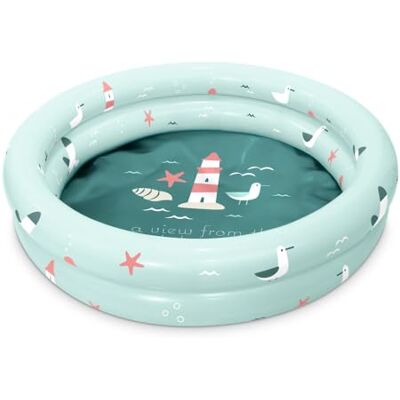 Miniland Piscina Hinchable Bebé Lighthouse 100 cm Piscina Infantil para Exterior Compacta, Ligera y Fácil de Transportar Ideal para Jardín, Playa o Terraza Verano y Juego Acuático Miniland Piscina Hinchable Bebé Lighthouse 100 cm Piscina Infantil para Exterior Compacta, Ligera y Fácil de Transportar Ideal para Jardín, Playa o Terraza Verano y Juego Acuático