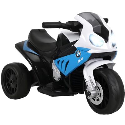HOMCOM Moto Eléctrica para Niños 18-36 Meses BMW S1000RR Azul Motocicleta de Batería 6V, Moto Infantil con Música, Carga 20 kg HOMCOM Moto Eléctrica para Niños 18-36 Meses BMW S1000RR Azul Motocicleta de Batería 6V, Moto Infantil con Música, Carga 20 kg