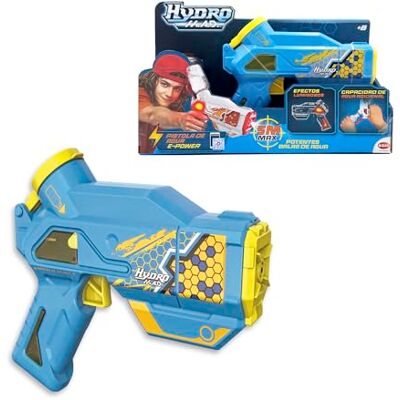 Bizak Hydro Mad Mini Blaster Azul y Amarilla de Agua eléctrica compacta con luz LED, Alcance hasta 5 m y batería Recargable, Juguete acuático Potente, para niños Desde 8 años () Bizak Hydro Mad Mini Blaster Azul y Amarilla de Agua eléctrica compacta con luz LED, Alcance hasta 5 m y batería Recargable, Juguete acuático Potente, para niños Desde 8 años ()