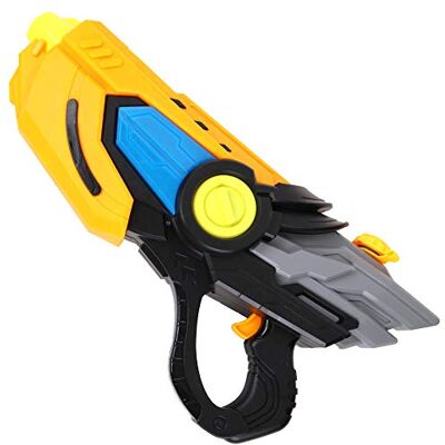 Blue Sky Pistola de Agua Eléctrica Motorizada Luminosa Juego al Aire Libre Amarillo Plástico 45 cm Juguete Infantil Juego de Playa Piscina A Partir de 3 años. Blue Sky Pistola de Agua Eléctrica Motorizada Luminosa Juego al Aire Libre Amarillo Plástico 45 cm Juguete Infantil Juego de Playa Piscina A Partir de 3 años.