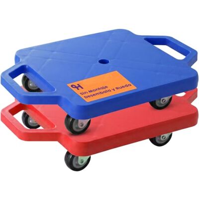 Hurtle Juego de 2 Tablas giratorias para niños con Ruedas giratorias de 360°, Color Azul y Rojo Hurtle Juego de 2 Tablas giratorias para niños con Ruedas giratorias de 360°, Color Azul y Rojo