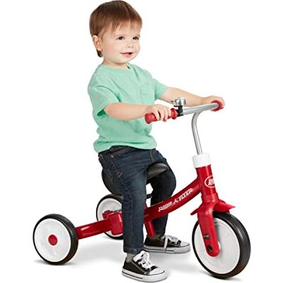 Radio Flyer Triple Play Triciclo, Triciclo Rojo para niños pequeños, Bicicleta de Equilibrio y Bicicleta para pedalear para Edades de 1 a 3 años Radio Flyer Triple Play Triciclo, Triciclo Rojo para niños pequeños, Bicicleta de Equilibrio y Bicicleta para pedalear para Edades de 1 a 3 años