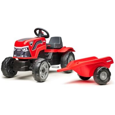 Falk Tractor de Pedales para niños con Remolque, a Partir de 2 años Falk Tractor de Pedales para niños con Remolque, a Partir de 2 años