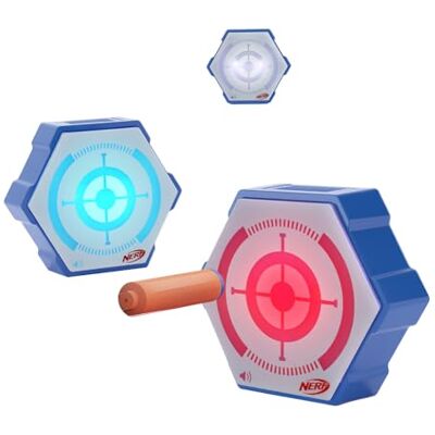Nerf Battlezone 360º Diana de Entrenamiento Multidireccional para Blasters Juego de Puntería y Acción con Objetivos Giratorios Juguete para Niños y Adolescentes Nerf Battlezone 360º Diana de Entrenamiento Multidireccional para Blasters Juego de Puntería y Acción con Objetivos Giratorios Juguete para Niños y Adolescentes