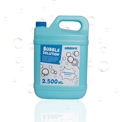 alldoro Líquido burbujeante Bubble Fun, Bidón de Recambio, para niños, Adultos, Fiestas y Eventos 2,5 litros alldoro Líquido burbujeante Bubble Fun, Bidón de Recambio, para niños, Adultos, Fiestas y Eventos 2,5 litros
