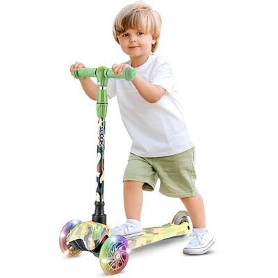 Hurtle Patinete, Scooter para niños, 3 Ruedas, Liviano, Luces LED, Antideslizante Hurtle Patinete, Scooter para niños, 3 Ruedas, Liviano, Luces LED, Antideslizante