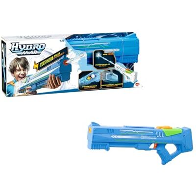 Bizak Hydro M.A.D. Pistola de Agua Color Azul, de tamaño Grande, Distancia hasta 10m, para Juego al Aire Libre, Lanzador de Juguete para niños y niñas Desde 8 años, () Bizak Hydro M.A.D. Pistola de Agua Color Azul, de tamaño Grande, Distancia hasta 10m, para Juego al Aire Libre, Lanzador de Juguete para niños y niñas Desde 8 años, ()
