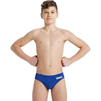 ARENA Solid Team Junior Bañador para Niños, Secado Rápido, Tejido MaxLife Eco, Resistente al Cloro y Protección UV 50+ ARENA Solid Team Junior Bañador para Niños, Secado Rápido, Tejido MaxLife Eco, Resistente al Cloro y Protección UV 50+