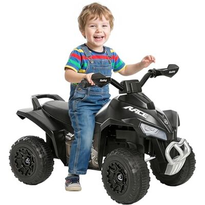 HOMCOM Portador Niños Quad Sin Motor 18-36 Meses 67x38x44cm Negro HOMCOM Portador Niños Quad Sin Motor 18-36 Meses 67x38x44cm Negro