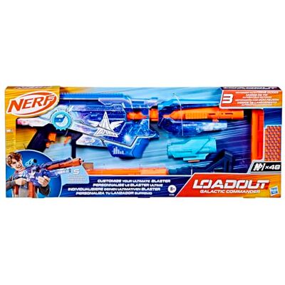 Nerf Loadout, Lanzador Galactic Commander con 48 Dardos N1 Nerf Loadout, Lanzador Galactic Commander con 48 Dardos N1