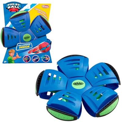 Bizak Phlat Ball Color Azul, Disco y Pelota 2 en 1 aplastable y portátil, Lanza como Disco y atrapa como balón, Juguete Activo para Exterior, para niños Desde 5 años (6551614-2) Bizak Phlat Ball Color Azul, Disco y Pelota 2 en 1 aplastable y portátil, Lanza como Disco y atrapa como balón, Juguete Activo para Exterior, para niños Desde 5 años (6551614-2)