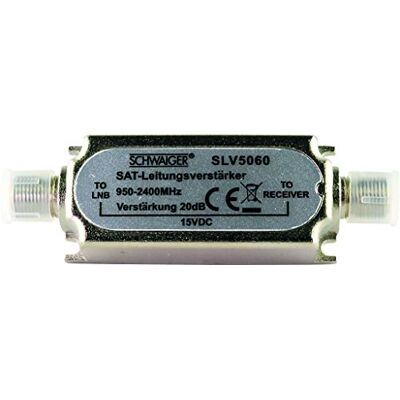 SCHWAIGER Amplificador de Potencia Sat 16 dB SCHWAIGER Amplificador de Potencia Sat 16 dB