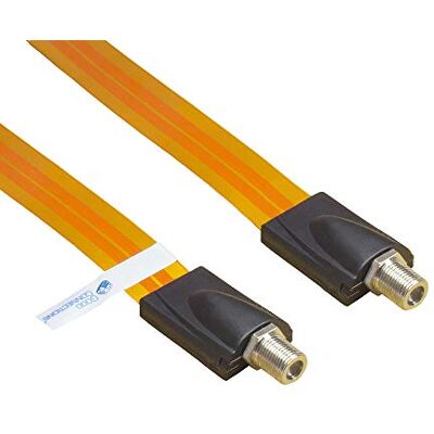 Good Connections SAT cable set - alta calidad, ultrafino - Conector F - 26,5cm Good Connections SAT cable set - alta calidad, ultrafino - Conector F - 26,5cm