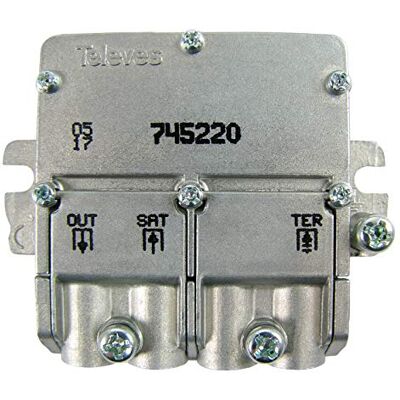 Televes Mini-Mezclador Matv-Fi 2E/1S Easyf: 47.790-950.2400Mh Televes Mini-Mezclador Matv-Fi 2E/1S Easyf: 47.790-950.2400Mh