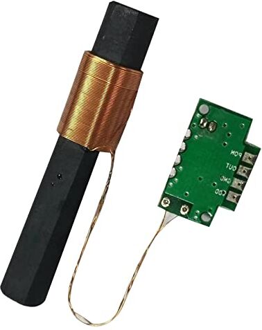 perfk Módulo Receptor DCF77 con Antena DCF, Reloj de Radio, componentes electrónicos Individuales 1.1-5.0V 77.5KHz, DCF-3850M-800