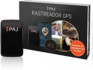 PAJ GPS Allround Finder 4G - Localizador GPS para Niños, Personas Mayores, Coches y Motos - Seguimiento en Tiempo Real, Historial de Rutas y Alarmas - Batería de hasta 60 Días (Modo Espera)