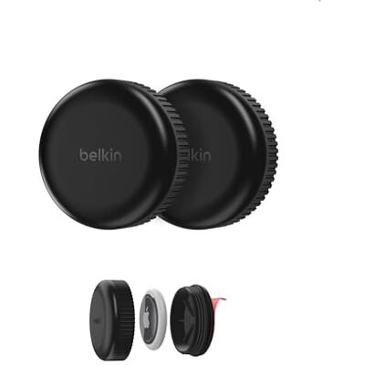 Belkin Secure Holder Funda Impermeable con Adhesivo para AirTag, Cubierta Envolvente, Resistente y antiarañazos, Carcasa antipérdidas, Accesorio Protector, localizador de Objetos, Negro (2 Unidades) Belkin Secure Holder Funda Impermeable con Adhesivo para AirTag, Cubierta Envolvente, Resistente y antiarañazos, Carcasa antipérdidas, Accesorio Protector, localizador de Objetos, Negro (2 Unidades)