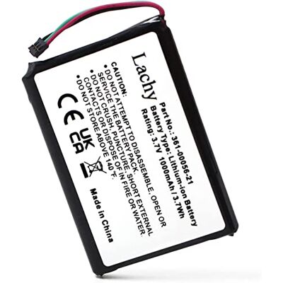 Lachy Batería de Iones de Litio (1000 mAh, 3,7 V, para Garmin 010-01531-00, Garmin DriveLuxe 50 LMTHD, DriveAssist 50 LMT-D Drive, GPS Navigation Navi) Lachy Batería de Iones de Litio (1000 mAh, 3,7 V, para Garmin 010-01531-00, Garmin DriveLuxe 50 LMTHD, DriveAssist 50 LMT-D Drive, GPS Navigation Navi)