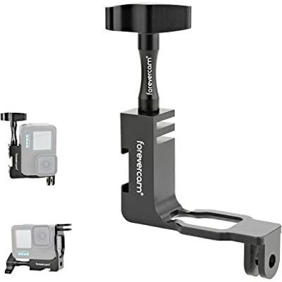 Forevercam Adaptador vertical de aluminio de 90° compatible con GoPro Hero Hero 13/12/11/10/9 Forevercam Adaptador vertical de aluminio de 90° compatible con GoPro Hero Hero 13/12/11/10/9