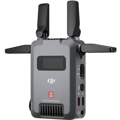 DJI Receptor SDR Transmission, transmisión de vídeo inalámbrica SDR 1080p/60 fps a 3 km, Solo el RX, Estable y antiinterferencias, Gran penetración, Alta tasa de bits, receptores ilimitados DJI Receptor SDR Transmission, transmisión de vídeo inalámbrica SDR 1080p/60 fps a 3 km, Solo el RX, Estable y antiinterferencias, Gran penetración, Alta tasa de bits, receptores ilimitados