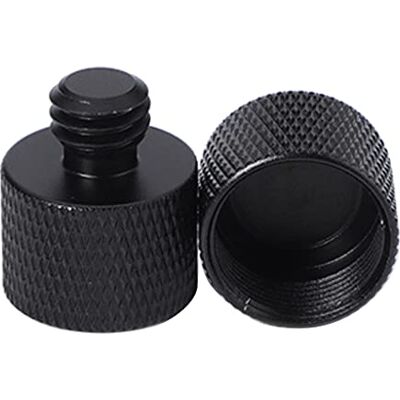 NUEAYMS 2 adaptadores de soporte de micrófono 5/8 hembra a 3/8 tornillos machos (para montaje de micrófono) y adaptador de micrófono trípode NUEAYMS 2 adaptadores de soporte de micrófono 5/8 hembra a 3/8 tornillos machos (para montaje de micrófono) y adaptador de micrófono trípode