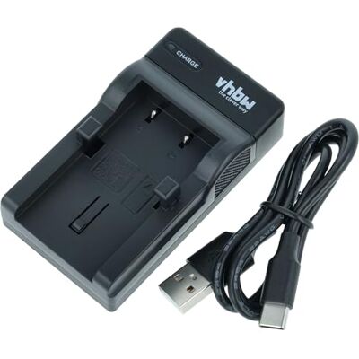 vhbw Cargador USB-C Compatible con Olympus mju 1000 810, 800, 600, 500 Digital, 410, 400, 300 cámara videocámara/batería + cable USB-C + LED vhbw Cargador USB-C Compatible con Olympus mju 1000 810, 800, 600, 500 Digital, 410, 400, 300 cámara videocámara/batería + cable USB-C + LED