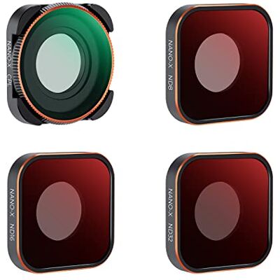 K&F CONCEPT 4 Piezas ND Filtros para GoPro,Kit de Filtros CPL, ND8, ND16, ND32 Compatible con Cámara GoPro Hero 13/12/11/10/9 Black K&F CONCEPT 4 Piezas ND Filtros para GoPro,Kit de Filtros CPL, ND8, ND16, ND32 Compatible con Cámara GoPro Hero 13/12/11/10/9 Black