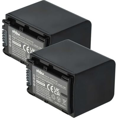 vhbw 2X batería Compatible con Sony HDR-PJ220E HDR-PJ260, HDR-PJ220EB cámara de vídeo (1300 mAh, 7,2 V, Li-Ion) con chip vhbw 2X batería Compatible con Sony HDR-PJ220E HDR-PJ260, HDR-PJ220EB cámara de vídeo (1300 mAh, 7,2 V, Li-Ion) con chip