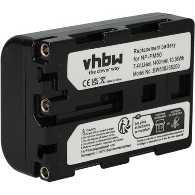 vhbw Batería Compatible con Sony DCR-TRV340 vhbw Batería Compatible con Sony DCR-TRV340