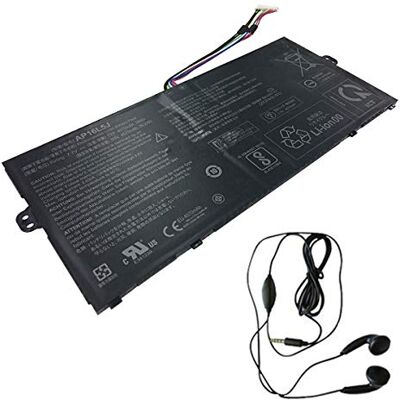 Amsahr AP16L5J-03 Batería de reemplazo para Acer AP16L5J, SF514-52T-511E, SF514-52T-56Q4, SF514-52T-5847 (Incluye Auricular estéreo) Color Gris Amsahr AP16L5J-03 Batería de reemplazo para Acer AP16L5J, SF514-52T-511E, SF514-52T-56Q4, SF514-52T-5847 (Incluye Auricular estéreo) Color Gris