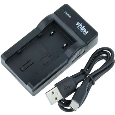 vhbw Cargador USB-C Compatible con JVC BN-VF815U BN-VF815, BN-VF808U, BN-VF808, BN-VF823 cámara videocámara/batería + cable USB-C + LED vhbw Cargador USB-C Compatible con JVC BN-VF815U BN-VF815, BN-VF808U, BN-VF808, BN-VF823 cámara videocámara/batería + cable USB-C + LED