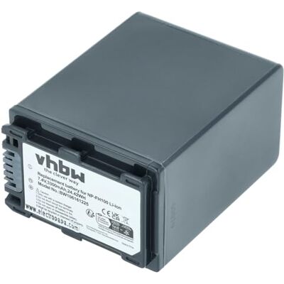 vhbw Batería Compatible con Sony HDR-SR11 HDR-SR12, HDR-SR11E, HDR-SR12E cámara de vídeo (3300 mAh, 7,4 V, Li-Ion) con chip vhbw Batería Compatible con Sony HDR-SR11 HDR-SR12, HDR-SR11E, HDR-SR12E cámara de vídeo (3300 mAh, 7,4 V, Li-Ion) con chip