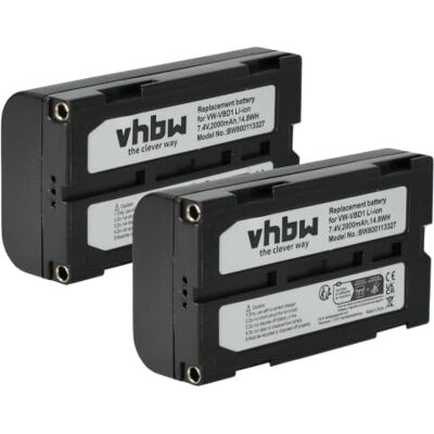 vhbw 2X batería Compatible con JVC GR-DVL9000U, GR-DVM1, GR-DVL9000 vhbw 2X batería Compatible con JVC GR-DVL9000U, GR-DVM1, GR-DVL9000