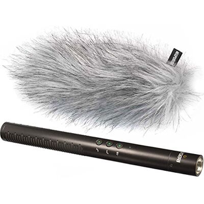 RØDE Rode NTG-4+ Plus Micrófono direccional y protector de viento Keepdrum WSWH RØDE Rode NTG-4+ Plus Micrófono direccional y protector de viento Keepdrum WSWH